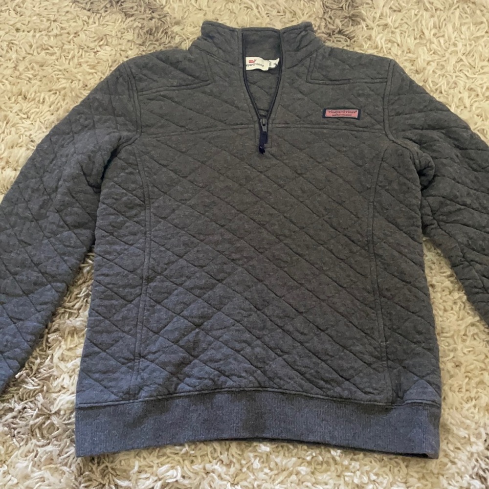 XS Vineyard Vines Charcoal Shep Shirt